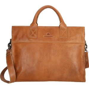 Hide & Stitches Golden Gate Luiertas - Donkerzand - 100% Leer