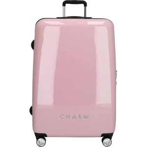 Charm Dayton - large koffer - 76 cm - TSA slot - roze