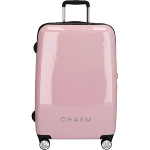 Charm Dayton - medium koffer - 66 cm - TSA slot - roze