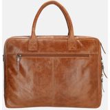 Micmacbags Porto Laptoptas 15,6 inch (34.5x19.4 cm) - Bruin