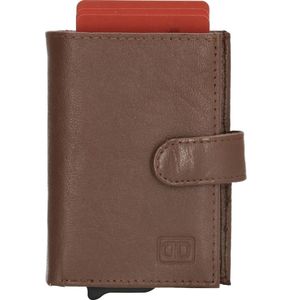 Double-D FH-serie Safety Wallet Pasjeshouder - Bruin
