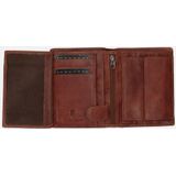 Hide & Stitches billfold dark cognac