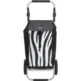 Beagles Alberic Boodschappen trolley - Zebra Print