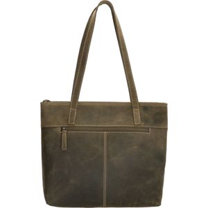 Hide & Stitches Idaho Shopper - Olijfgroen