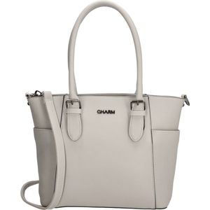 Charm London Oxford Shopper - Lichtgrijs