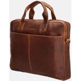 Hide & Stitches Japura Laptoptas 15,6 inch (34.5x19.4 cm) - Cognac