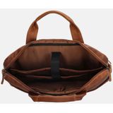 Hide & Stitches Japura Laptoptas 15,6 inch (34.5x19.4 cm) - Cognac