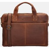 Hide & Stitches Japura Laptoptas 15,6 inch (34.5x19.4 cm) - Cognac