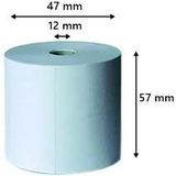Thermische pinrollen 57x47x12mm 120 Rollen per Doos