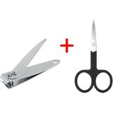 Pedicure/Manicure Nagel Knipper + Nagelschaar - Tang Knipper -  Nagelschaar - Schaar - Hand & Teennagel Schaar - Voor Hand Vingers & Voeten (Teen) - set van 2 Stuks