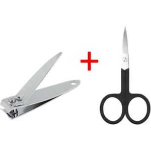 Nagelknipper en Nagelschaar - Set van 2 Stuks - Voor Hand- en Teennagels