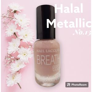 Halal Nagellak - BreathEasy - Nagellak no. 13 - Waterdoorlatend - Luchtdoorlatend - Halal
