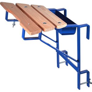 Ladder muurafhouder blauw (sport 40 mm)