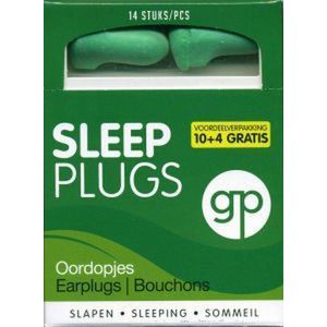 Get Plugged Sleep Plugs Oordoppen - 34dB - Groen - 7 paar