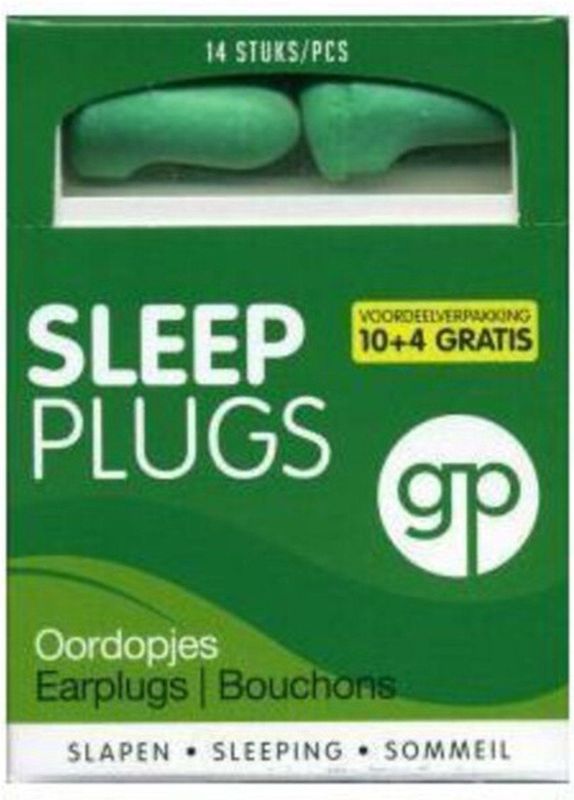 Get Plugged Sleep Plugs Oordoppen - 34dB - Groen - 7 paar