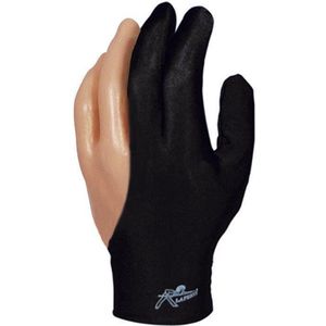 Laperti biljart handschoen zwart klittenbandsluiting medium