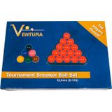 Snookerballen set Ventura Economy 52,4 mm