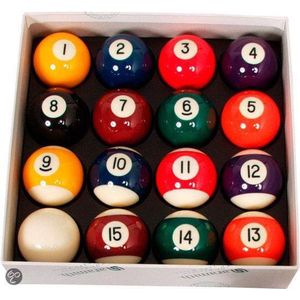 Pool ballen set Aramith 57.2mm Standaard