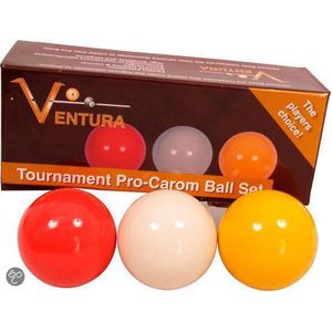 Ventura biljart ballen set 61.5mm Tournament