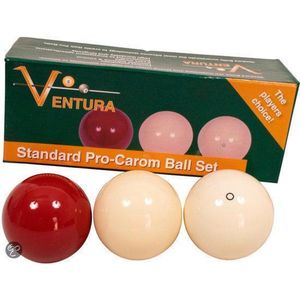 Ventura biljart ballen set 61.5mm Dark red