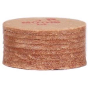 Moori Juwel Queue Spitze Hart 14mm rot