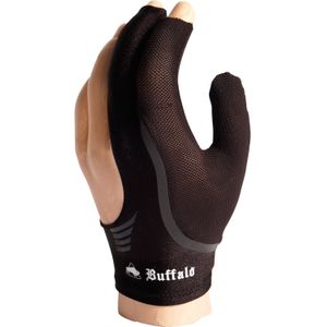 Buffalo Reversible biljarthandschoen zwart/zwart M