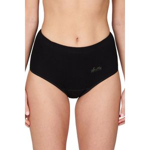 Beeren taille slip Julia met badstof kruisje Softly  - L  - Zwart
