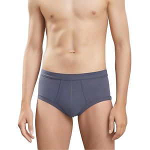 Beeren - 2-pak Heren Slips - Antraciet - Katoen met Gulp