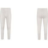 Beeren Thermo heren broek met gulp Wit maat M