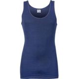 Toker - Dames Hemd - Donkerblauw - Korte Mouw