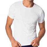 1- pack Beeren T-Shirt - ronde hals - Wit