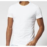 1- pack Beeren T-Shirt - ronde hals - Wit