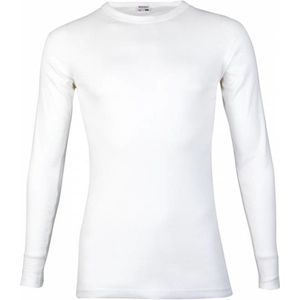 Beeren heren shirt Lange mouw - 100 katoen Wit