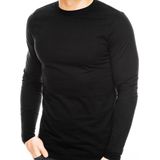 Beeren heren shirt Lange mouw - 100 katoen - Wit