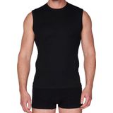 Beeren - Mouwloze Shirts - Zwart - 100% Katoen - 6 Stuks Voordeelverpakking