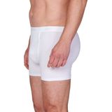 Beeren Dylan 2 pak boxershort met gulp heren ondergoed heren onderbroek Met sluiting katoenen ondergoed Wit
