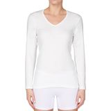 Beeren dames thermo shirt Lange mouw - Thermo ondergoed dames - Diepe hals - Thermisch Zwart