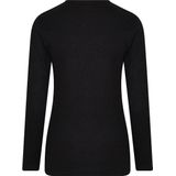 Beeren dames thermo shirt Lange mouw - Thermo ondergoed dames - Diepe hals - Thermisch Zwart