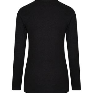 Beeren dames thermo shirt Lange mouw - Thermo ondergoed dames - Diepe hals - Thermisch Zwart