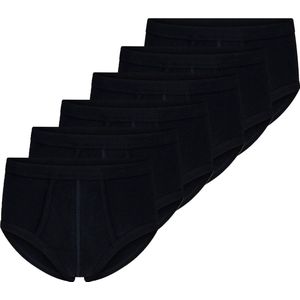 Beeren - Heren Slips - Zwart - 6 Stuks - Katoen - Met Gulp