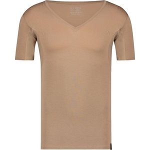 Scabeau - T-shirt - Zandkleur - Tencel Lyocell en Freef!t Lycra