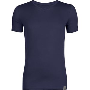RJ Bodywear The Good Life T-shirts (2-pack) - slim fit heren T-shirts V-hals - donkerblauw