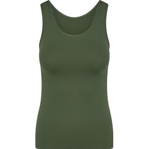 RJ Bodywear - Pure Color - Dames Top - Donkergroen - 1-pack