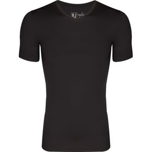 RJ Bodywear - Pure Color V-Hals T-Shirt Zwart