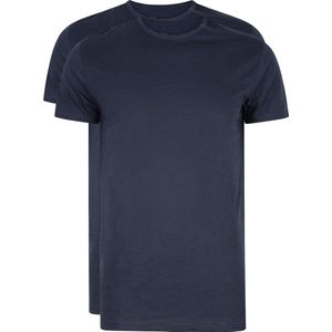 RJ Bodywear Everyday - Rotterdam - 2-pack - T-shirt O-hals smal - donkerblauw