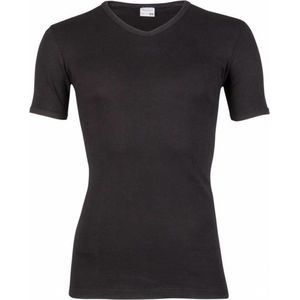 Beeren T-shirt V-hals M3000, Extra Lang  - M  - Zwart