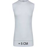 Beeren - Mouwloos Shirt - Katoen - Wit en Zwart - Extra Lang