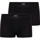 Beeren 2-pak Katoenen Boxershorts Meisjes - Zwart