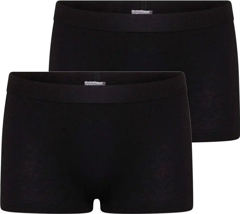 Beeren 2-pak Katoenen Boxershorts Meisjes - Zwart