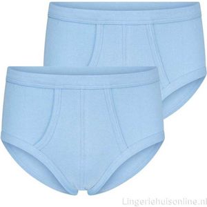 Beeren herenslip met voorsluiting M3000 (2 pack, lichtblauw) - 8 (XXL)